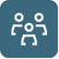 Connecting to Decision Makers Icon
